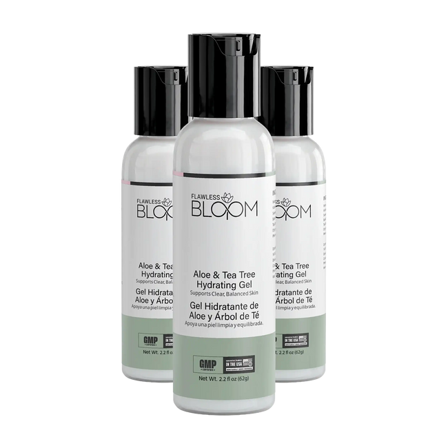 Aloe tea tree radiance gel 3 bottle