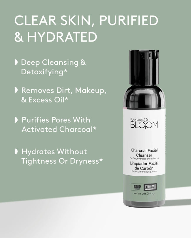 Charcoal facial cleanser benefit