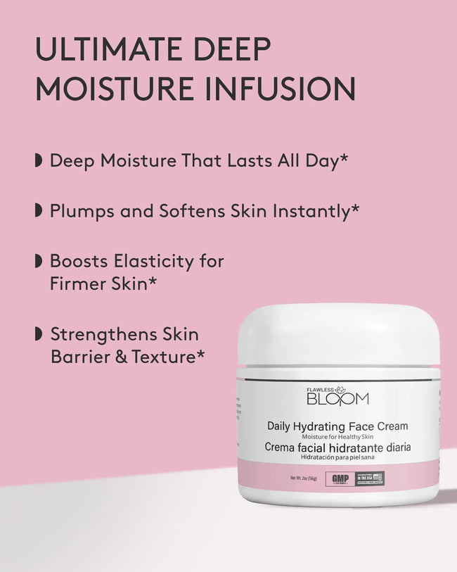 Daily hydrating face cream benefit