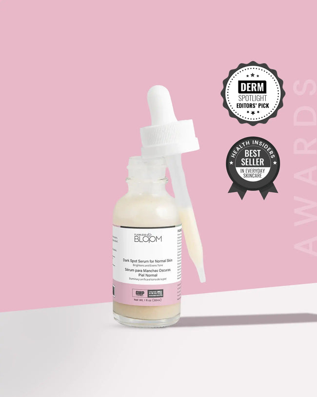 Dark spot face serum normal skin feature