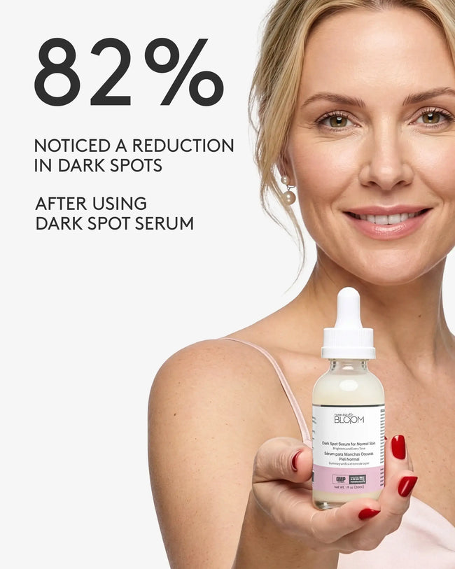 Dark spot face serum normal skin percentage