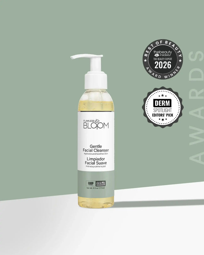 Gentle facial cleanser feature