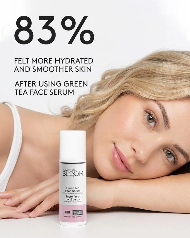 Green tea face serum percentage