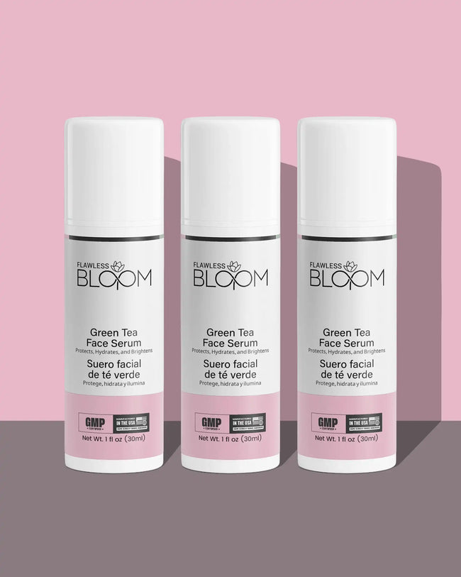 Green tea face serum shadow