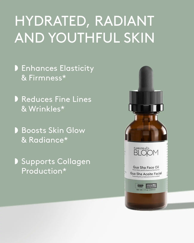 Gua sha face oil benefit