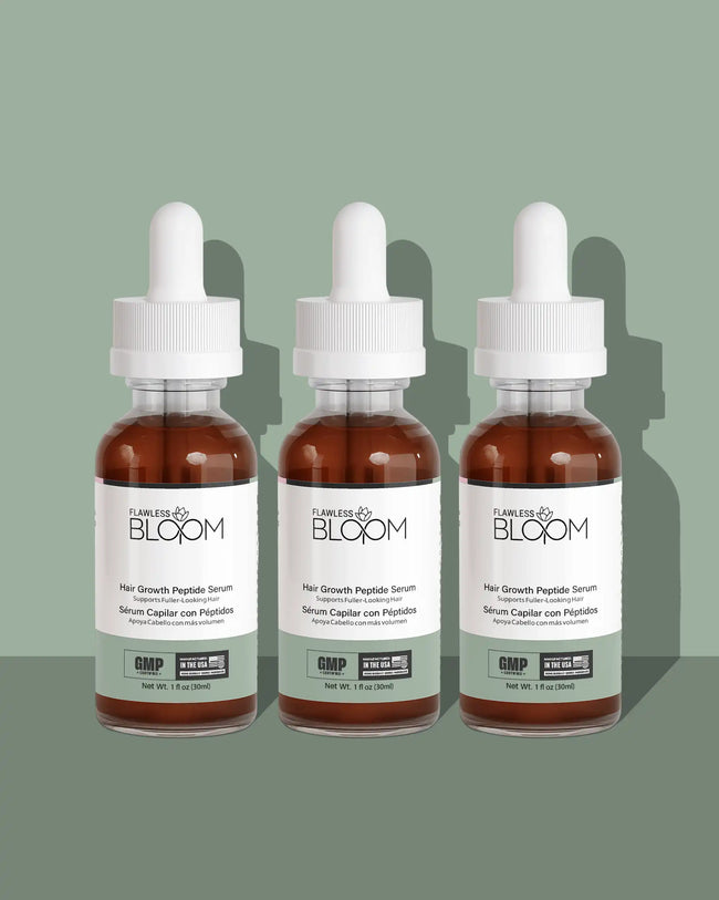 Hair growth peptide serum shadow