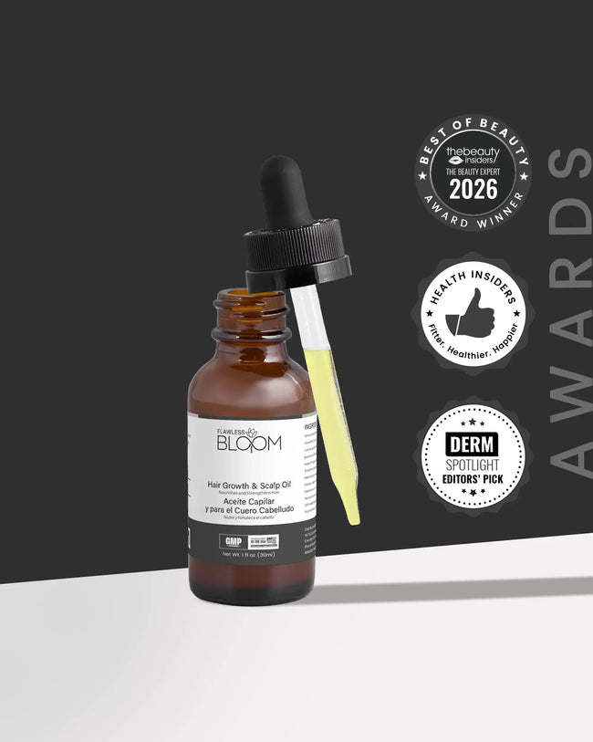 Hair growth scalp oil feature