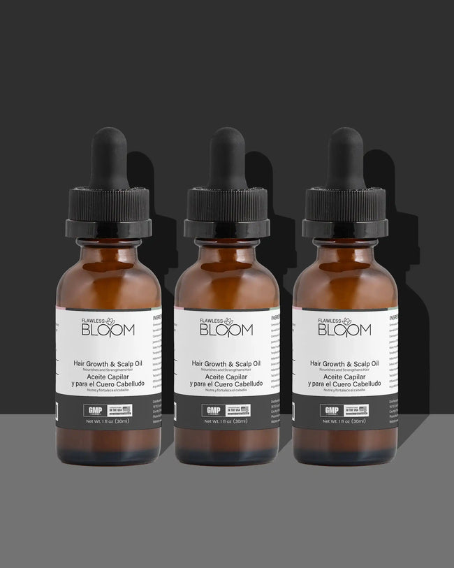 Hair growth scalp oil shadow