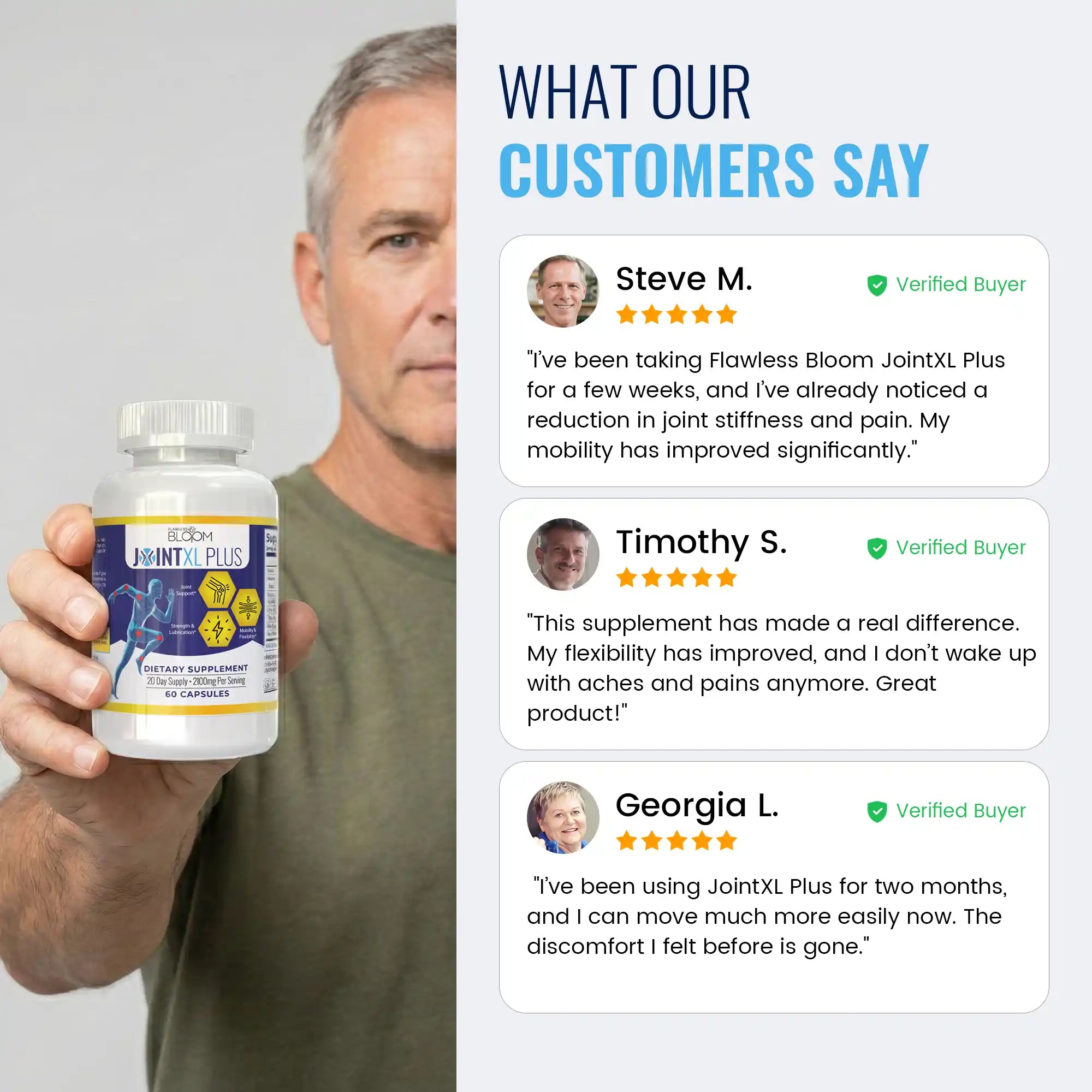 JointXL Plus - Advance Bone & Joint Support Supplement with Glucosamine