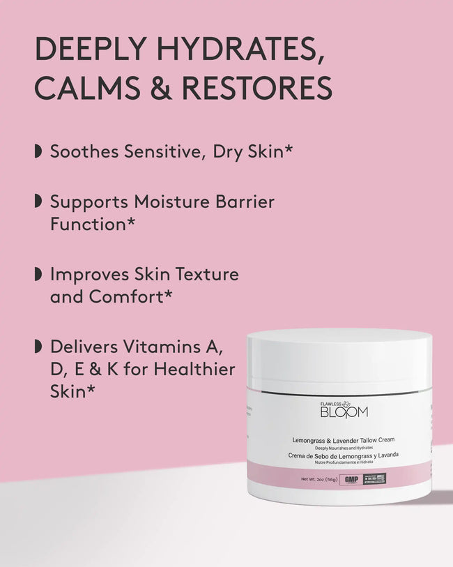 Lemongrass lavender tallow cream benefit