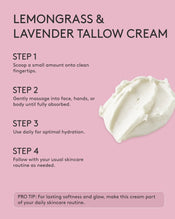 Lemongrass & Lavender Tallow Cream