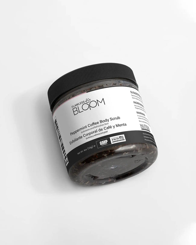 Peppermint coffee scrub 10