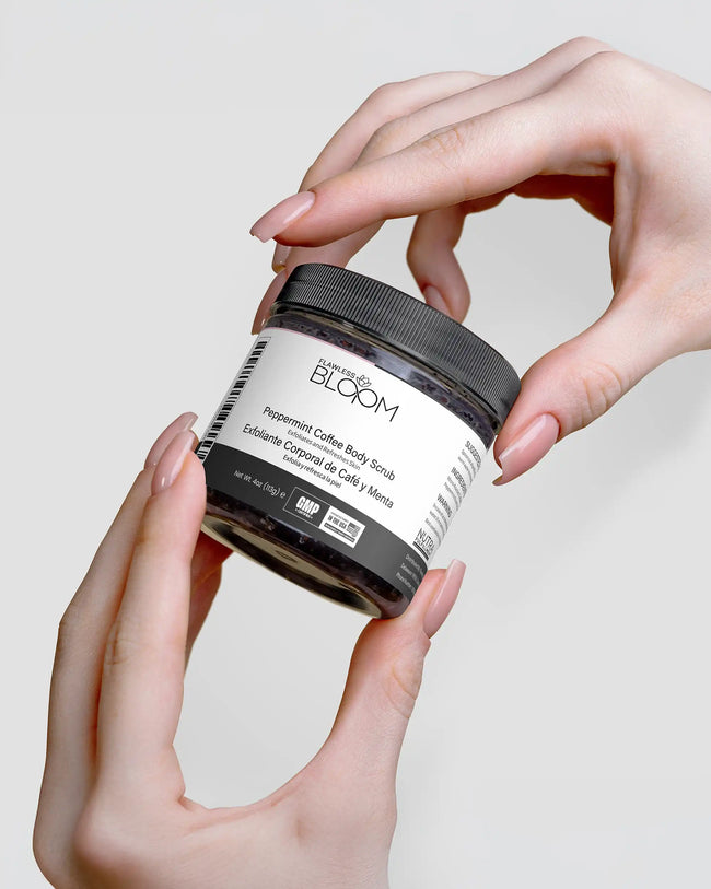 Peppermint coffee scrub 8