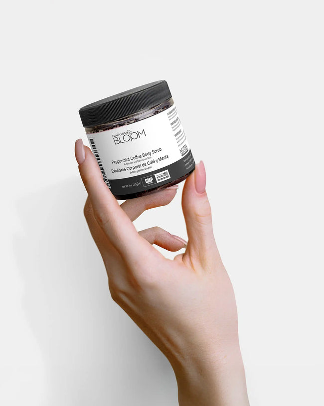 Peppermint coffee scrub 9