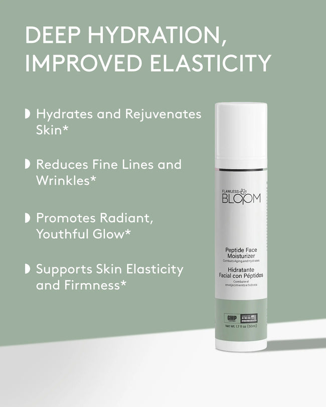Peptide face moisturizer benefit