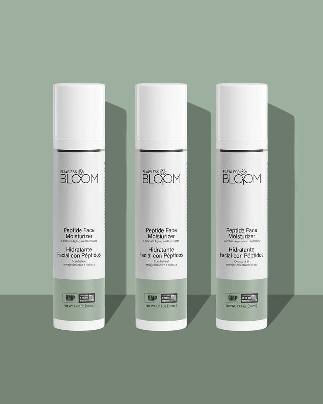 Peptide face moisturizer shadow