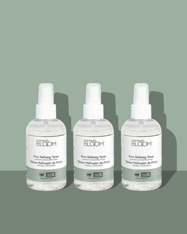 Pore refining toner shadow