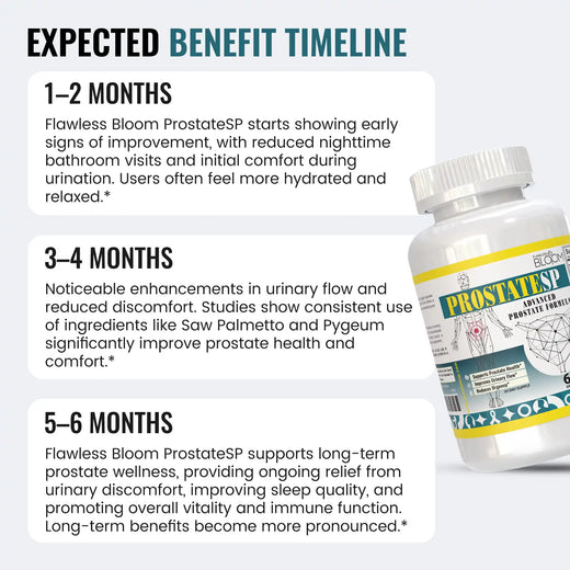 Prostatesp benefit timeline