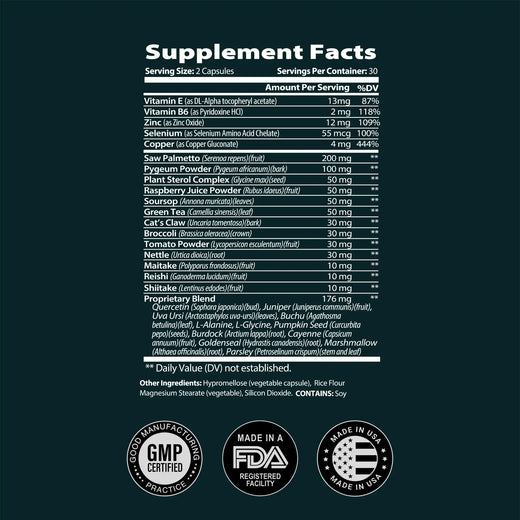 Prostatesp ingredients